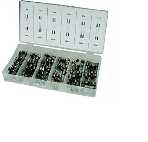 Katzco 60 piece - fast acting quick blow agc glass tube fuse- car tube fuses for sale