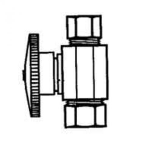 3/8 Od Comp x 3/8 Od Quarter Straight Valve Plumb Pak Water Supply Line Valves