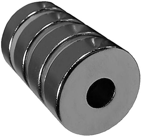4 Neodymium Magnets 3/4 x 1/4 x 1/4 inch Ring N48