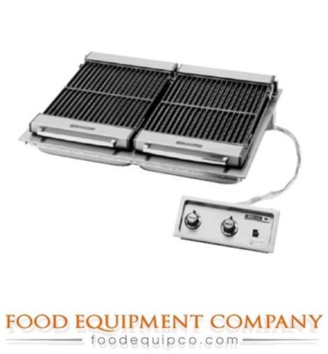 Wells B-506 Charbroiler built-in electric cast iron grate 36&#034;W