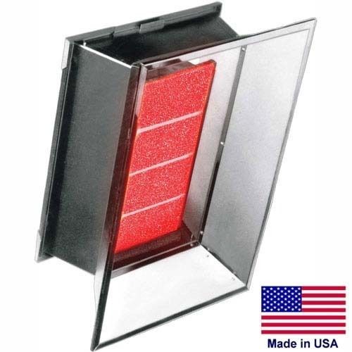 Natural gas infrared heater - 35,000 btu - 120 volts - 1 stage - commercial for sale
