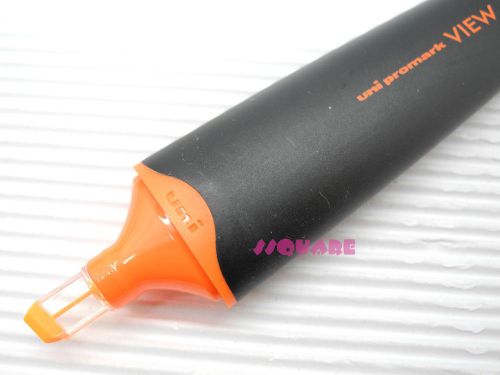 12 x Uni-Ball Promark VIEW USP-200 Water-Based Fluorescent Highlighters, Orange