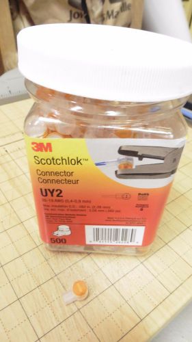Approx 475 in Jar 3M UY2 Butt Type Scotchlok Connector 26-19 AWG