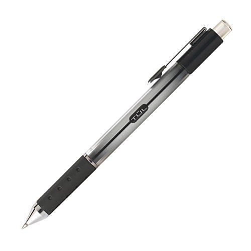 TUL Retractable Gel Pens 0.5 mm Fine Point, Black 12/pk