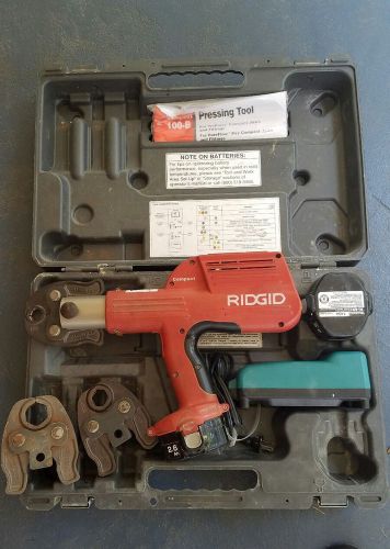 Ridgid Compact 100 Hydraulic Battery Operated Crimper 14.4 volt  Lithium