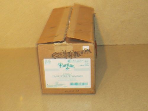 PURITAN STERILE FOAM TIPPED APPLICATORS - 10 BOXES OF 50 PKGS - NEW