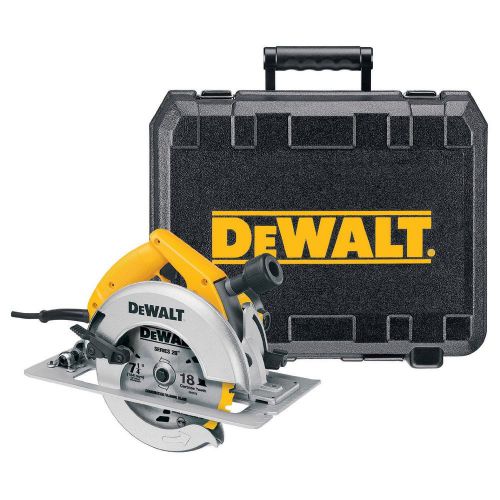 DeWALT DW364K 7-1/4Inch Circular Saw with Electric Brake-Rear Pivot NEW