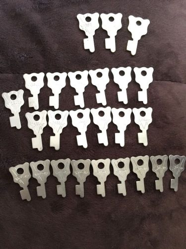 25 new blank master lock blanks lock smith tools free shipping for sale