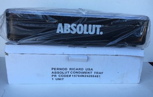 Absolut Vodka Bar Condiment Tray - New In Box