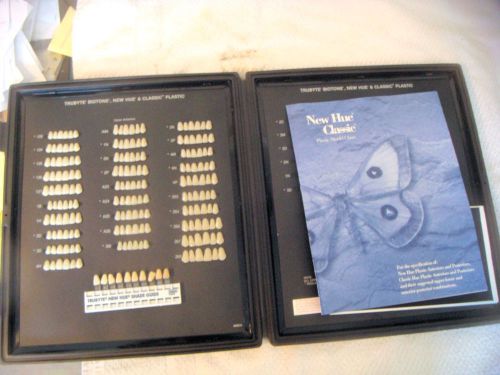 Used our #4 lot dentsply trubyte plastic teeth anterior mould guide w/literature for sale