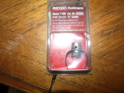 1-3/8&#034; Ridgid 63005 T-205 &#034;C&#034; Cutter 627WQ.4D