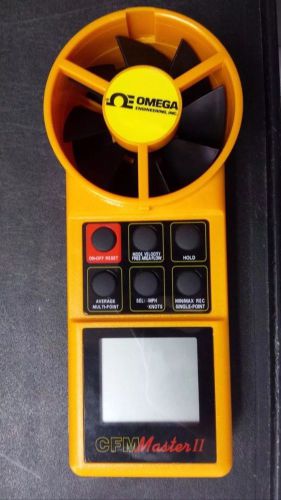 CFM Master II Anemometer (Air Velocity) in Case - Used, Great Condition