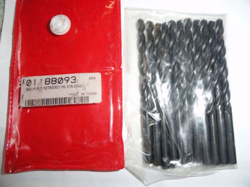 Interstate #9 (.196&#034;) Jobbers Length Oxide Coated Drill Bits, MSC #01188093