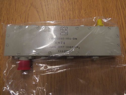 Raytheon S Band Pass Filter S-N 26