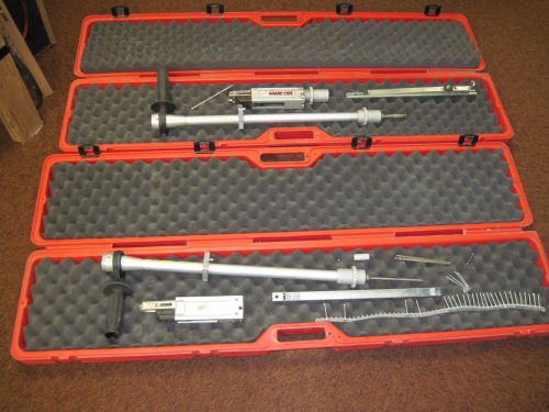 Two Used Milwaukee SHARP FIRE Screw Shooter System Kits both with Cases...nt