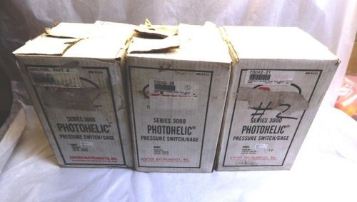 DWYER A-3002TP PHOTOHELIC SWITCH/GAGE  0-2.0 - NEW - LOT OF 3