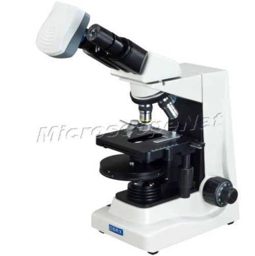 Omax 5mp digital phase contrast&amp;brightfield compound siedentopf microscope 1600x for sale