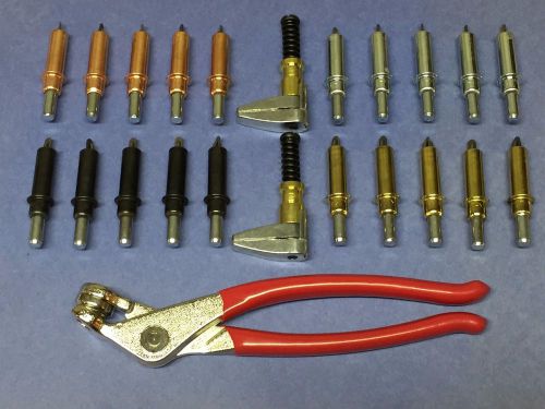Aircraft aviation tools 23pc cleco clamp &amp; plier kit (new) for sale