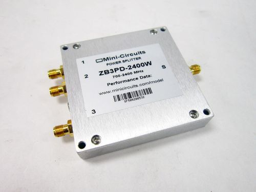 Mini-circuits zb3pd-2400w 2400 mhz power splitter for sale