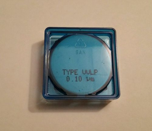 New open box of 18 millipore 0.10 um type vvlp circle filters 47mm diameter for sale