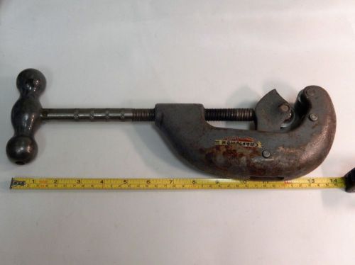 Vintage Craftsman No 12 Saunders 1/8 to 2&#034; Capacity Pipe Tube Cutter USA Heavy