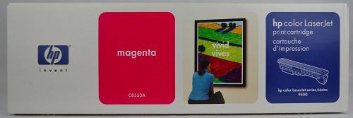 NEW GENUINE HP COLOR LASERJET OEM C8553A MAGENTA PRINT CARTRIDGE SEALED 9500