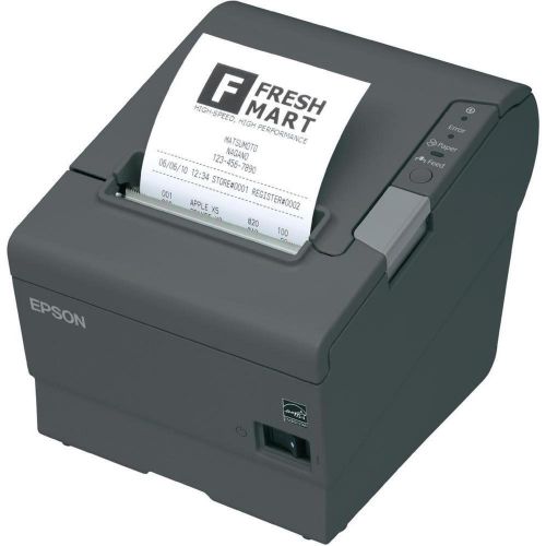Epson TM-T88V POS Thermal Printer w/ Serial Interface, Dark Gray (Refurbished)