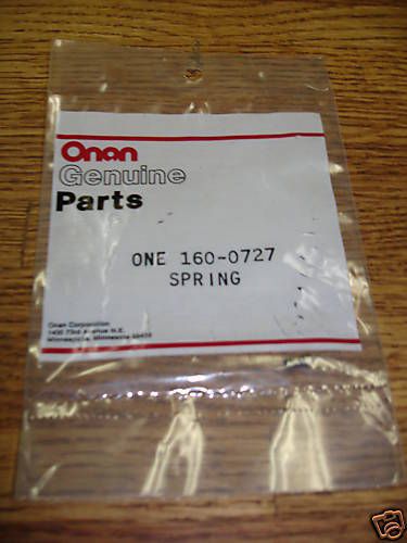 Onan Parts Spring 160-0727 New in Package List $45