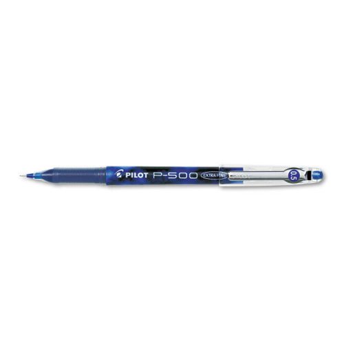 &#034;pilot p-500 precise gel ink roller ball stick pen, blue ink, .5mm, dozen&#034; for sale