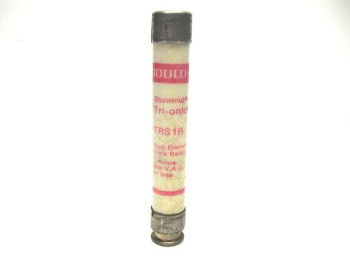 Gould shawmut trs1r dual element time delay fuse 1 amp 600 vac for sale