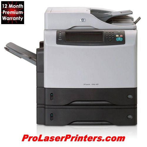 Hp hewlett-packard laserjet m4345x mfp premium laser printer/copier/fax cb426a-p for sale