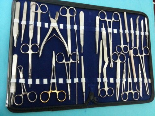 72 pcs military field surgery surgical vetenirary dental  instruments kit for sale