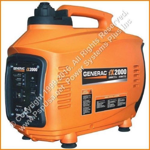 Generac iX Series 2000 Portable Backup Power Generator iX2000 Quiet Honda