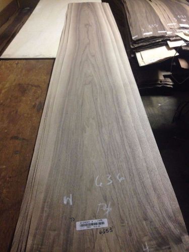 Wood Walnut Veneer  114X15,16,17,18   total  4  pcs RAW VENEER N636..