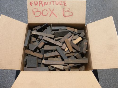 VINTAGE ASSORTMENT OF LETTERPRESS FURNITURE GOOD USEABLE CONDITION BOX B