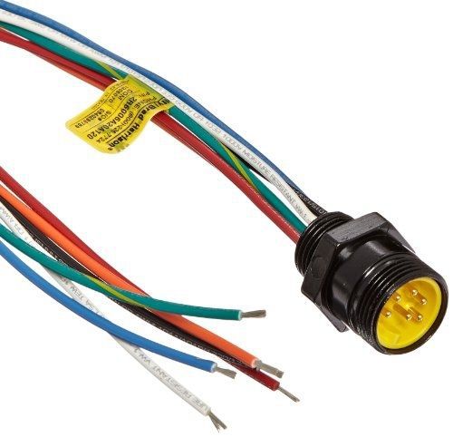 Brad automation brad 2r6006a20a120 mini-change b-size receptacle with leads, for sale