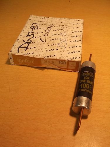 NEW Cefco 10KOTN 100A 250V Classh H Fuse NEW IN BOX *FREE SHIPPING*