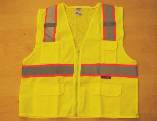 Mgb premium safety vest class 2 level 2 - 6 pockets for sale