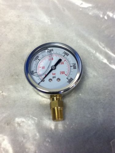 Dynamic fluid components cf1p-210a 3000psi pressure gauge for sale