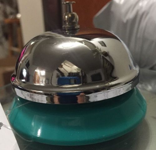 teal Service Bell Ring  restaurant kitchens, hotels, and convenience stores 3&#034;