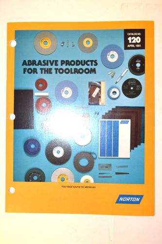Norton abrasive products for the toolroom catalog 120 rev. 1992 #rr529 grinding for sale