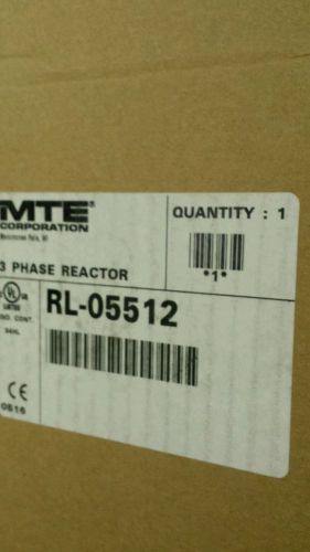 MTE 3-Phase Reactor RL-05512  New In Box