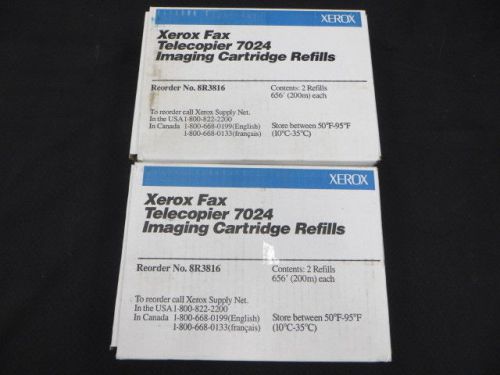 2 Genuine Xerox 8R3816 2 Cartridge Refills Imaging Cartridge For Telecopier 7024