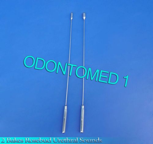 2 Pcs Bakes Rosebud Urethral Sounds 6mm+8mm