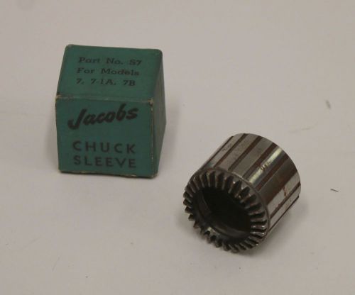 Jacobs 7, 7-1A &amp; 7B Drill Chuck Sleeve No S7 NEW NOS