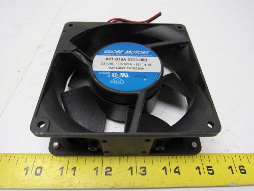 Globe motors a47-b15a-23t3-000 ac fan 4-5/8&#034;x1-1/2&#034; 230vac 50/60hz 15/14w for sale