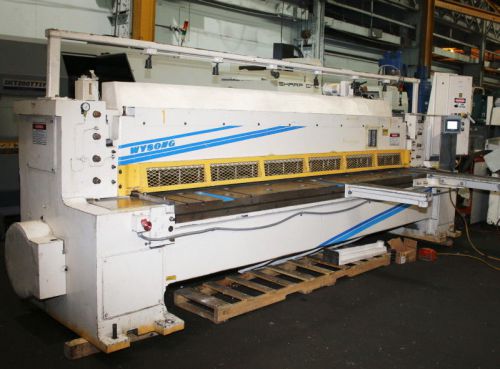 0.375&#034; cap. 144&#034; w wysong 1238 shear, cnc 48&#034; back gauge control added in 2003 for sale