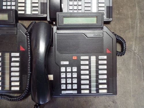LOT OF 6, Northern Telecom M2616 Meridian Telephone Black