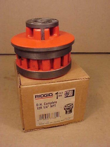 New ridgid r-12 pipe die head complete 1/4”  npt no. 37380 nos in box for sale