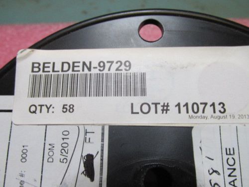 58&#039; per spool belden 9729 wm878/04-26e19-05 l wire for sale